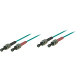 Good Connections LWL Kabel ST-ST Multi OM3 20m Turquoise