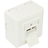 Good Connections Wandcontactdoos CAT6 AP pwh montagedoos Wit