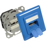 Good Connections Wandcontactdoos CAT6 UP montagedoos Blauw