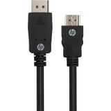 HP DisplayPort > HDMI adapter Zwart, 1 meter