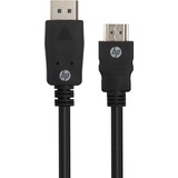 HP DisplayPort naar HDMI kabel, 3 m adapter Zwart