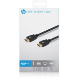HP HDMI kabel Zwart, 1 meter
