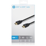 HP HDMI kabel Zwart, 3 meter