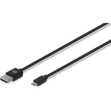 HP USB-A > Micro-USB-B kabel Zwart, 3 meter