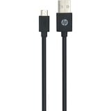 HP USB-A > Micro-USB-B kabel Zwart, 3 meter