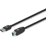HP USB-A > USB-B kabel Zwart, 1 meter