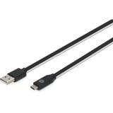 HP USB-A > USB-C kabel Zwart, 3 meter