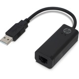 HP USB A to RJ45 (2UX21AA) adapter Zwart