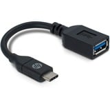 HP USB-C > USB A (2UX19AA) adapter Zwart, 0,1 meter
