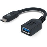 HP USB-C > USB A (2UX19AA) adapter Zwart, 0,1 meter