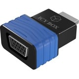 ICY BOX Adapter HDMI naar VGA Zwart/blauw, IB-AC516