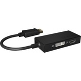 ICY BOX IB-AC1031 3-in-1 adapter Zwart