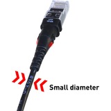 Patchsee Cat.6a netwerkkabel TP-6A-U/6 Zwart, 1,8 meter, U/UTP, RJ-45