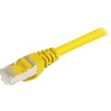 Sharkoon Cat.6 netwerkkabel Geel, 0,25 meter, SFTP, RJ-45