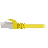 Sharkoon Cat.6 netwerkkabel Geel, 0,25 meter, SFTP, RJ-45