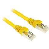 Sharkoon Cat.6 netwerkkabel Geel, 5 meter, SFTP, RJ-45