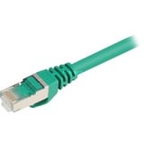 Sharkoon Cat.6 netwerkkabel Groen, 0,25 meter, SFTP, RJ-45