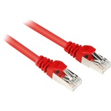 Sharkoon Cat.6 netwerkkabel Rood, 2 meter, SFTP, RJ-45