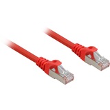 Sharkoon Cat.6a netwerkkabel Rood, 1,5 meter, SFTP, RJ-45, Halogeenvrij
