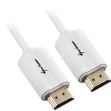 Sharkoon HDMI 2.0 kabel Wit, 1 m, 4K