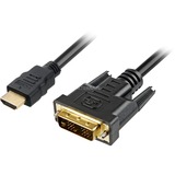 Sharkoon HDMI > DVI-D adapter Zwart, 2 meter, Single-Link