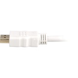 Sharkoon High Speed HDMI Kabel met Ethernet 1m Wit, 4K, Verguld