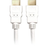 Sharkoon High Speed HDMI Kabel met Ethernet 1m Wit, 4K, Verguld
