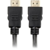 Sharkoon High Speed HDMI kabel met Ethernet Zwart, 1 meter, 4K, Verguld