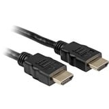 Sharkoon High Speed HDMI kabel met Ethernet Zwart, 3 meter, 4K, Verguld