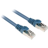 Sharkoon Netwerkabel SFTP, RJ-45 met Cat.6 Blauw, 0,25 meter