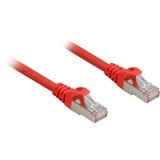 Sharkoon Netwerkabel SFTP, RJ-45 met Cat.6a Rood, 1,5 meter, Halogeenvrij