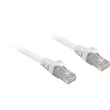 Sharkoon Netwerkkabel SFTP, RJ-45 met Cat.6a Wit, 5 meter, Halogeenvrij