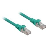 Sharkoon Patchkabel SFTP, RJ-45 met Cat.6a Groen, 1 meter, Halogeenvrij