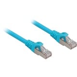 Sharkoon Patchkabel SFTP, RJ-45 met Cat.6a Blauw, 10 meter, Halogeenvrij