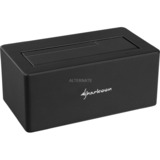 Sharkoon SATA QuickPort USB 3.1 Type C dockingstation Zwart