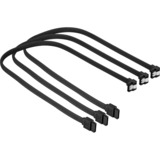 Sharkoon Sata III 90° sleeve 45 cm kabel Zwart, 3 stuks