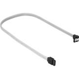 Sharkoon Sata III Kabel 90° sleeve 30 cm Wit
