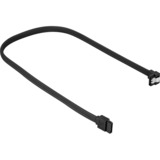 Sharkoon Sata III Kabel 90° sleeve 60 cm Zwart