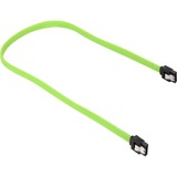Sharkoon Sata III Kabel sleeve 30 cm Groen