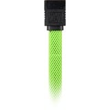 Sharkoon Sata III sleeve kabel Groen, 0,3 meter