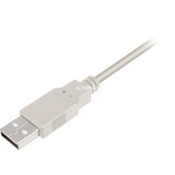 Sharkoon USB 2.0 Kabel, USB-A > USB-B Grijs, 3 meter