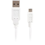 Sharkoon USB-A 2.0 > Micro USB-B kabel Wit, 0,5 meter