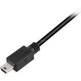 Sharkoon USB-A 2.0 > Mini USB-B kabel Zwart, 3 meter, Dubbele afscherming