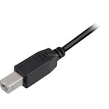 Sharkoon USB-A 2.0 > USB-B kabel Zwart, 3 meter