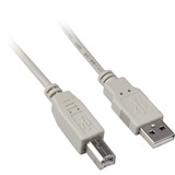 Sharkoon USB-A 2.0 > USB-B kabel Grijs, 0,5 meter