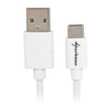 Sharkoon USB-A 2.0 - USB-C kabel Wit, 0,5 meter