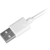 Sharkoon USB-A 2.0 - USB-C kabel Wit, 1 meter
