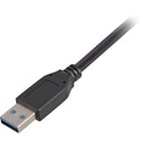 Sharkoon USB-A 3.0 > USB-B kabel Zwart, 2 meter