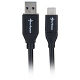 Sharkoon USB-A 3.2 Gen 2 naar USB-C kabel Zwart, 1 meter