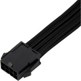 SilverStone 1 x 8 pin (4+4) EPS SST-PP07E-EPS8B kabel Zwart